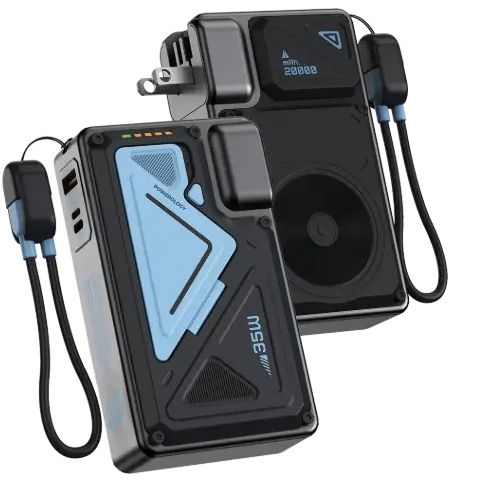 پاوربانک پاورولوجی مدلPPBCHA45 ظرفیت20.000میلی‌آمپر ساعت